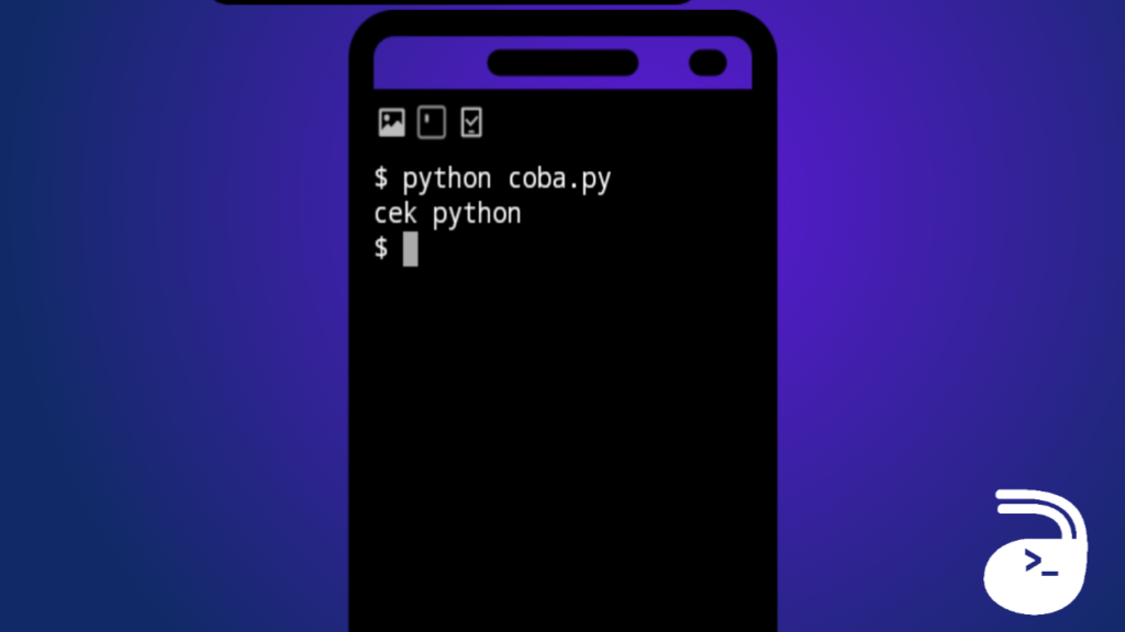 Menjalankan script python di termux android