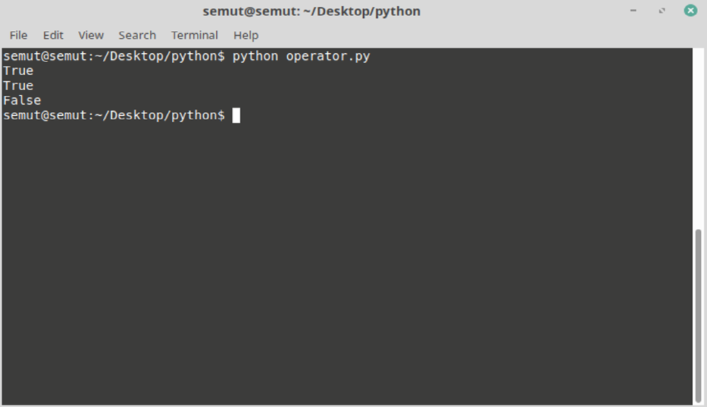 Jenis Operator Dalam Pemrograman Python