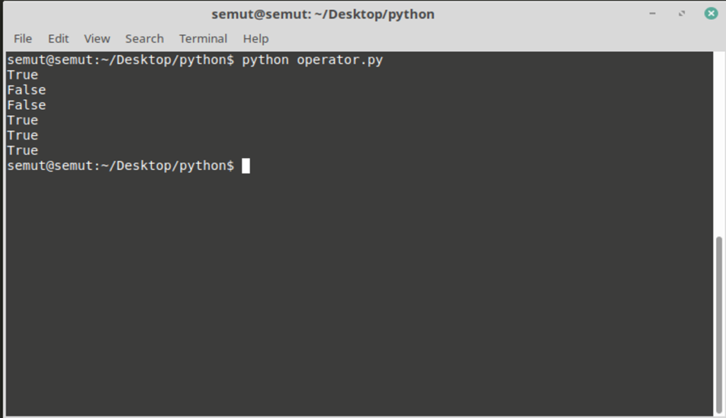 Jenis Operator Dalam Pemrograman Python: Pembanding